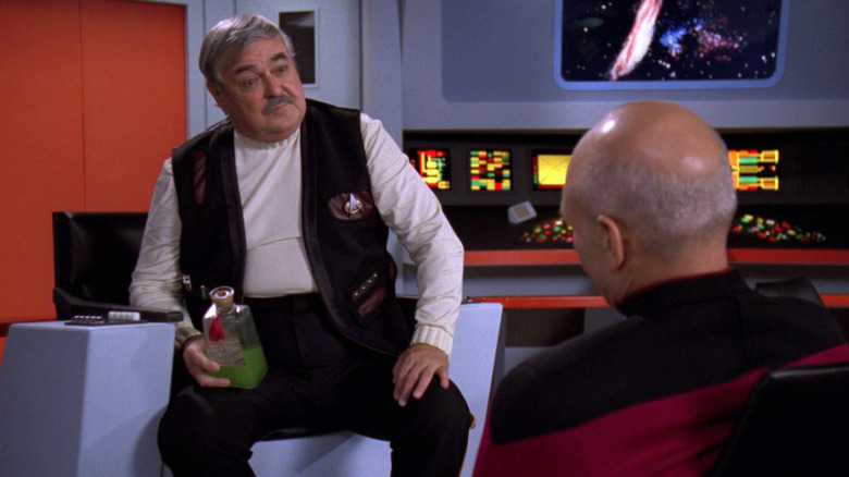 Scotty and Picard on holodeck