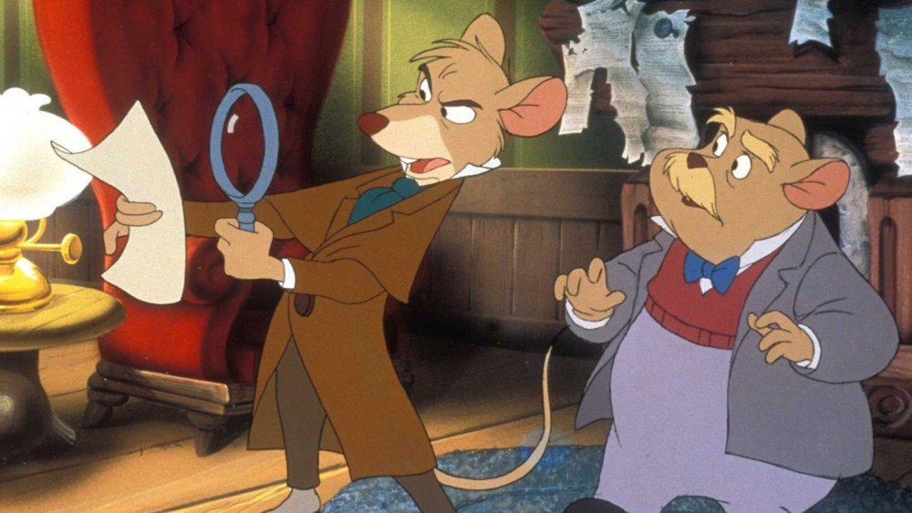 Basil and Dr. Dawson in The Great Mouse Detective