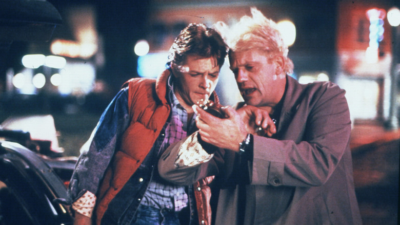 Marty McFly and Doc 