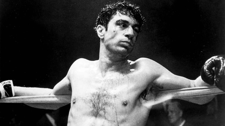 LaMotta in the boxing ring 