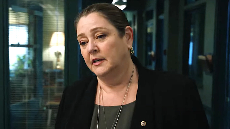 Camryn Manheim talking on Law & Order