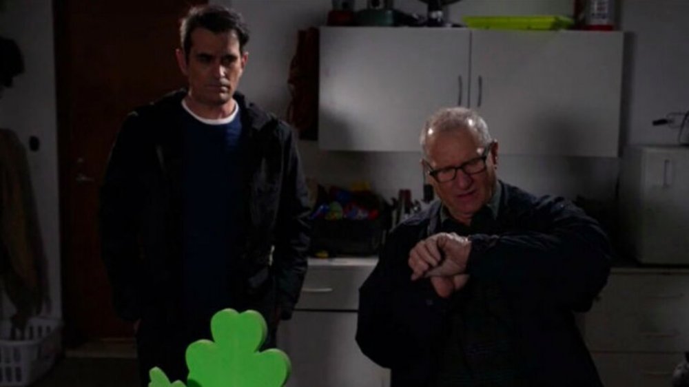 Ty Burrell as Phil Dunphy and Ed O'Neill as Jay Pritchett from Modern Family