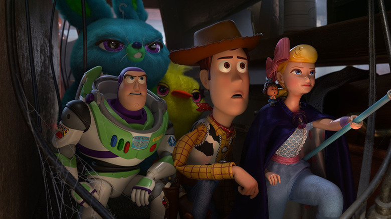 Toy Story characters on a mission