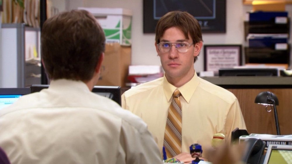 John Krasinski and Rainn Wilson in The Office