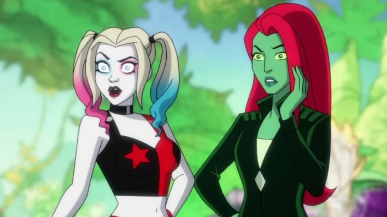 Harley Quinn and Poison Ivy talking 