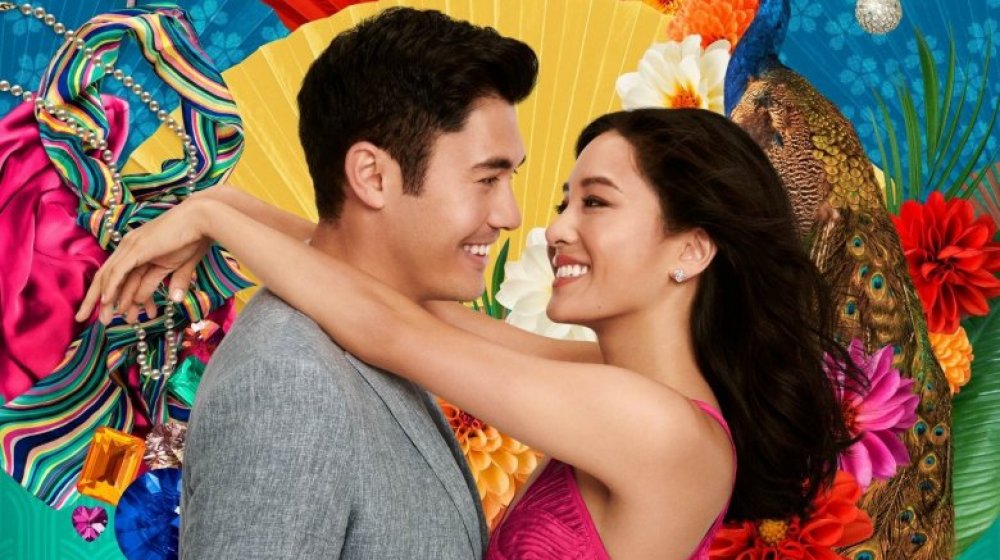 Constance Wu as Rachel and Henry Golding as Nick in Crazy Rich Asians