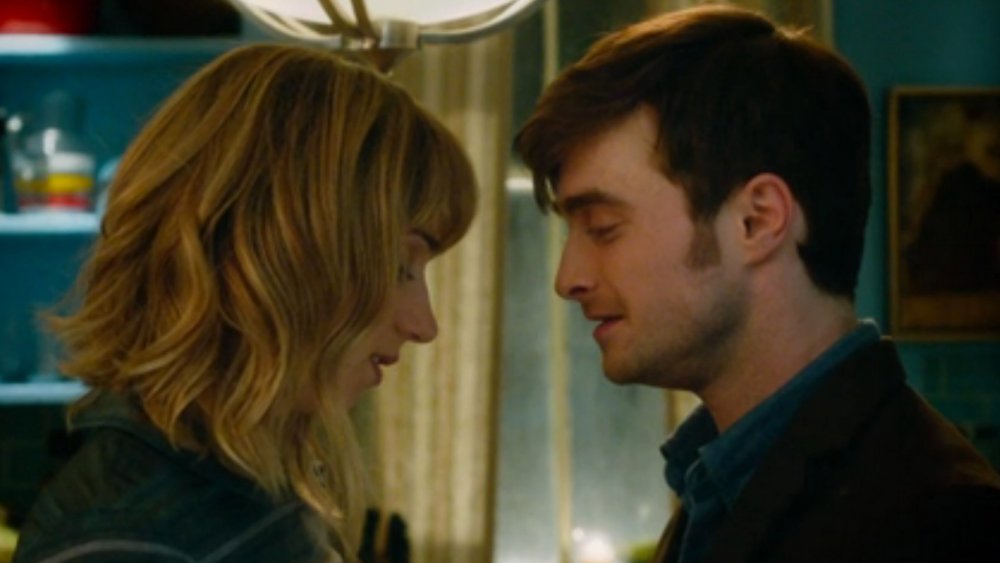 Zoe Kazan as Chantry and Daniel Radcliffe as Wallace in What If