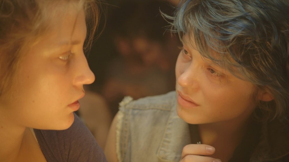 Léa Seydoux as Emma and Adèle Exarchopoulos as Adèle in Blue is the Warmest Color