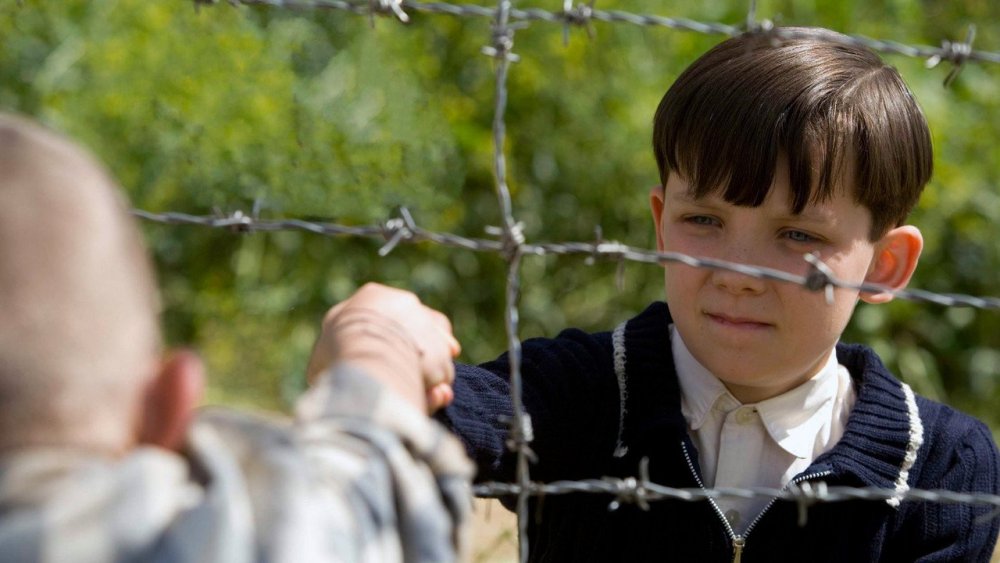 Asa Butterfield as Bruno in The Boy in the Striped Pajamas