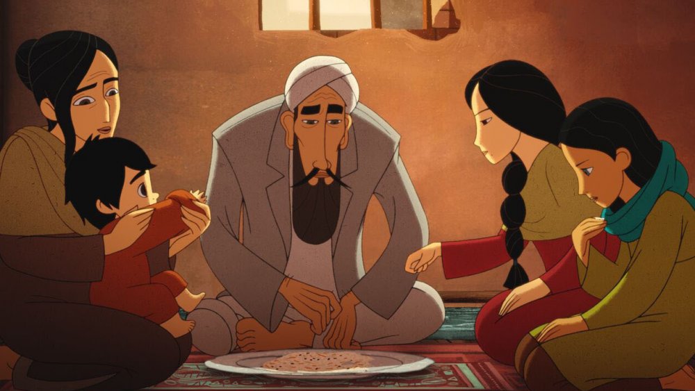 Parvana and her family in The Breadwinner