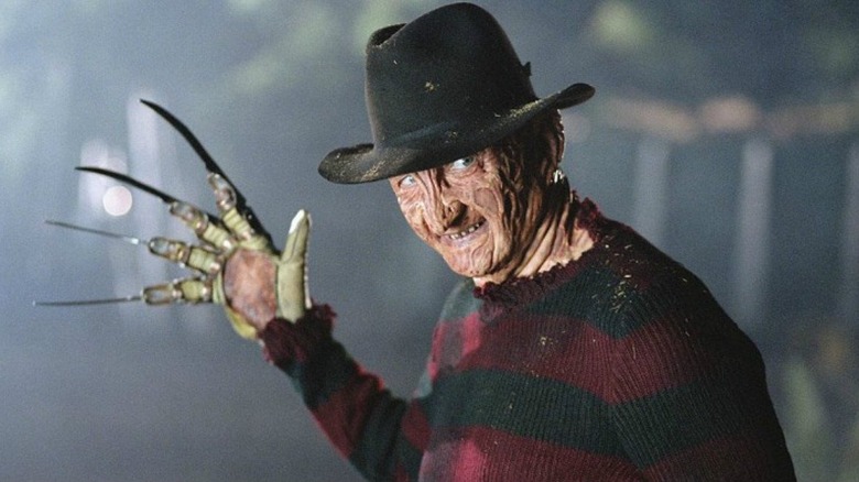 Freddy Kruger showing claws