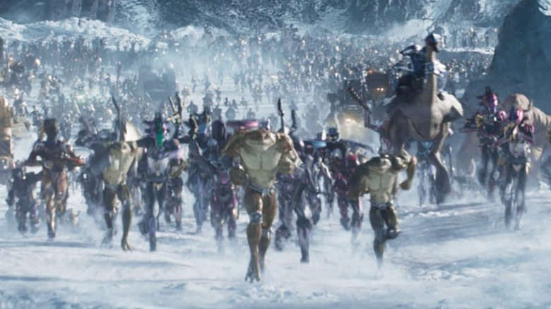 Final battle scene in Ready Player One