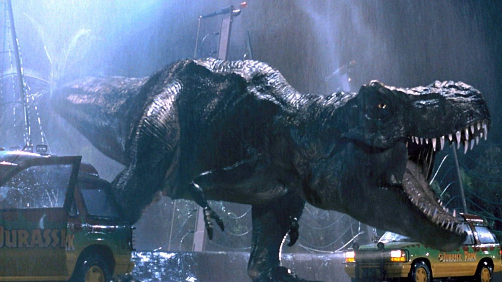 The T-Rex in Jurassic Park