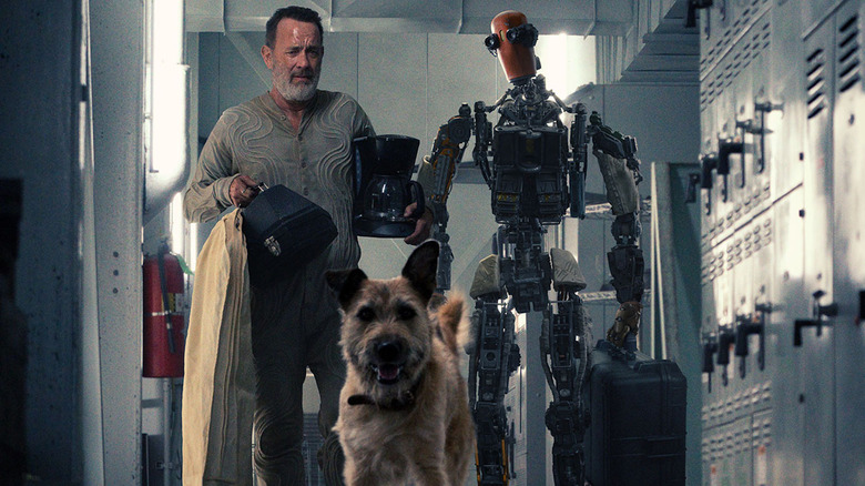 Tom Hanks, a dog, and a robot