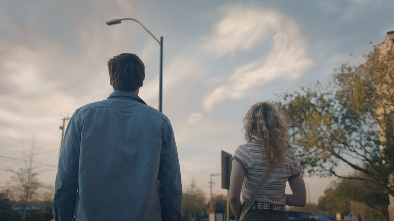 Jack O'Connell and Olivia Cooke in The Map of Tiny Perfect Things