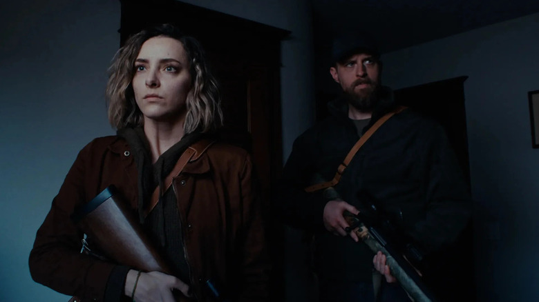 Sidney and Joseph carry guns through a house in "Things Will Be Different"