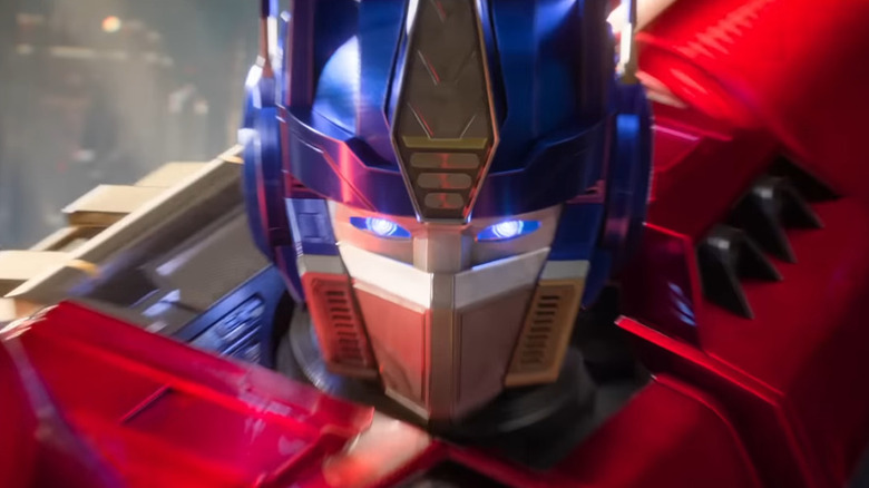 Optimus Prime prepares for battle in "Transformers One"