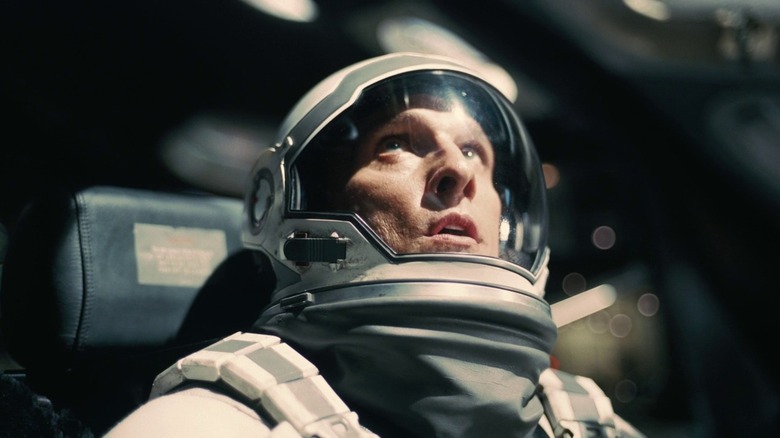 Matthew McConaughey in spacesuit