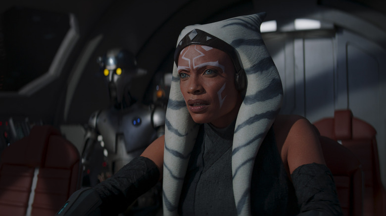 Ahsoka in the cockpit