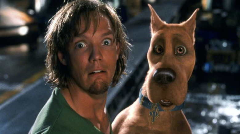 Scooby and Shaggy look scared