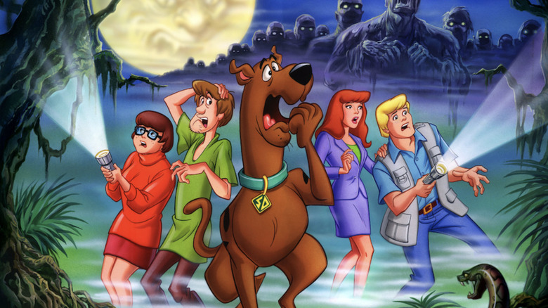 The Mystery Inc. gang on Moonscar Island