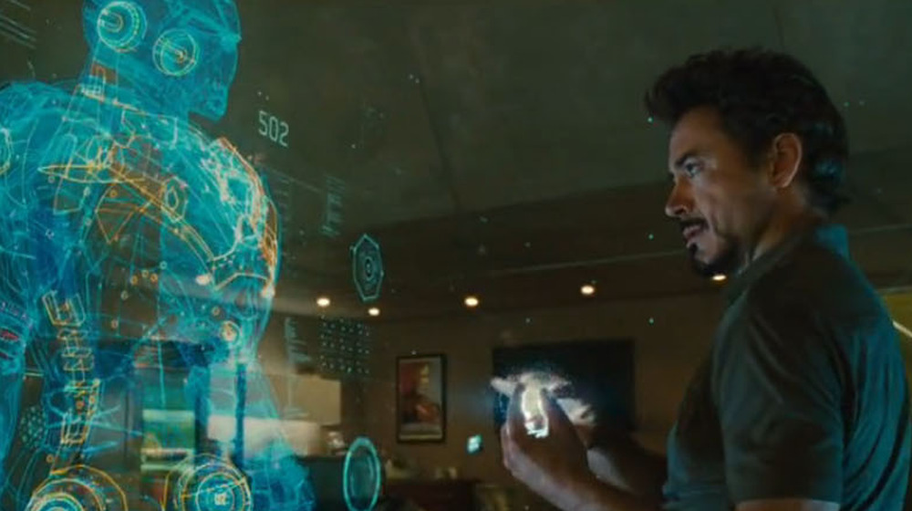 Tony Stark Iron Man schematics