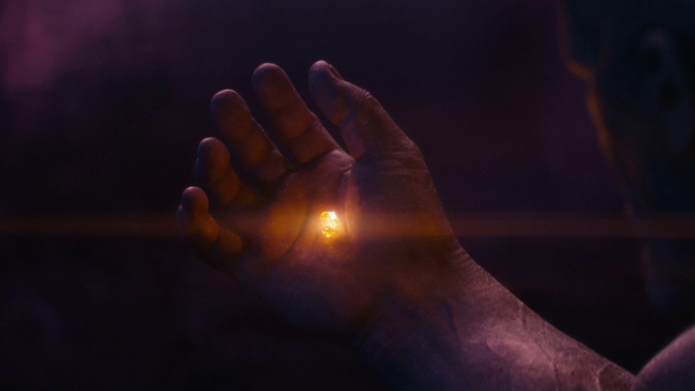 Soul Stone in Thanos' hand