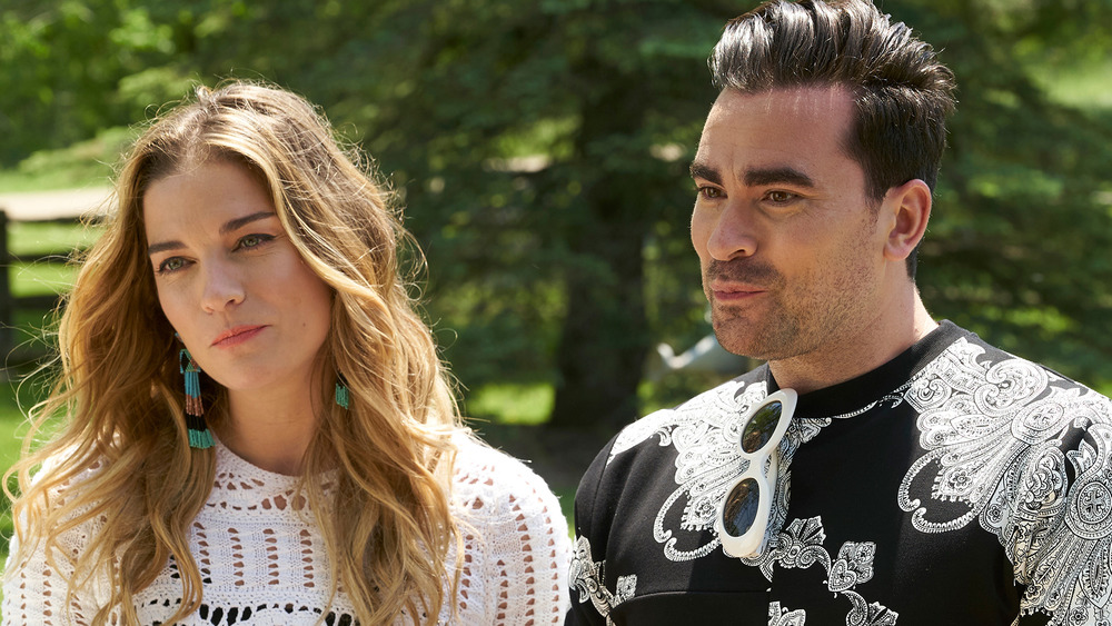 David and Alexis Rose on Schitt's Creek