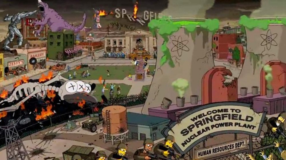 The intro from "Treehouse of Horror XXIV" from The Simpsons