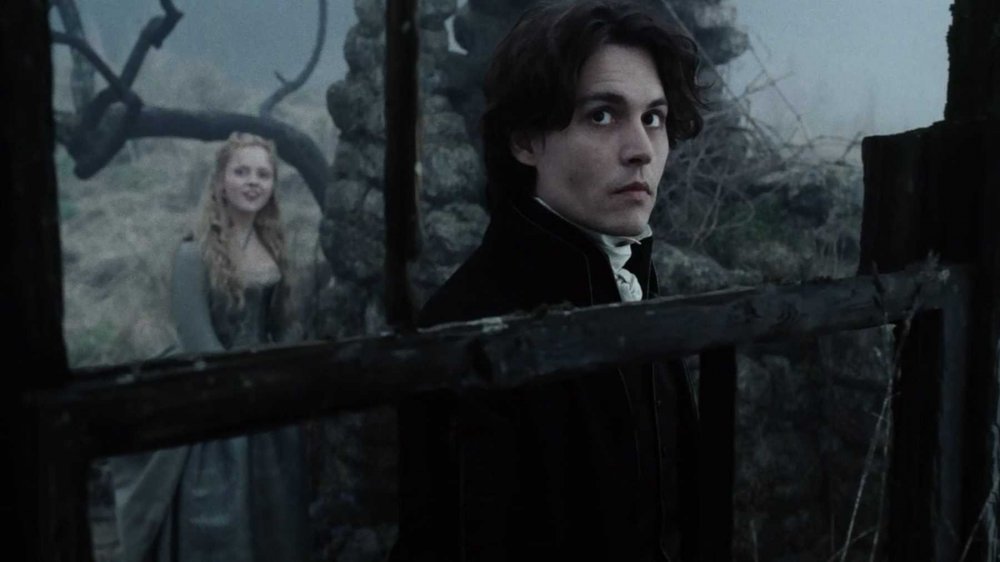 Johnny Depp and Christina Ricci in Sleepy Hollow