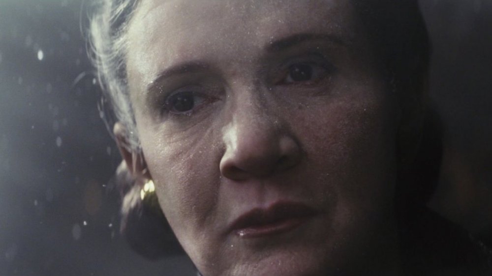 Carrie Fisher in Star Wars: The Last Jedi