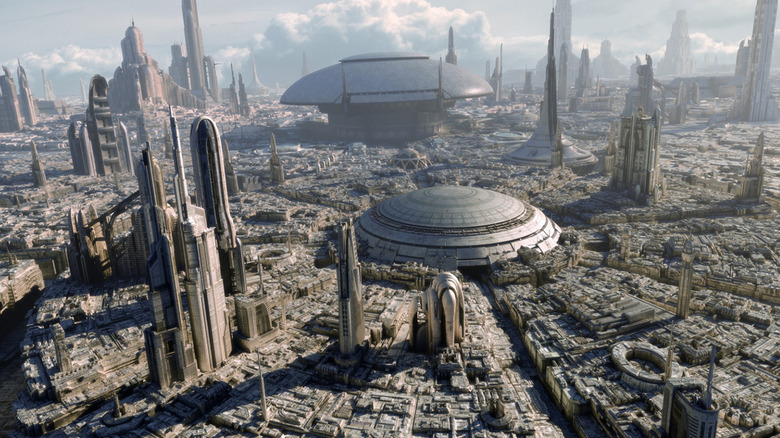 Coruscant seen from above