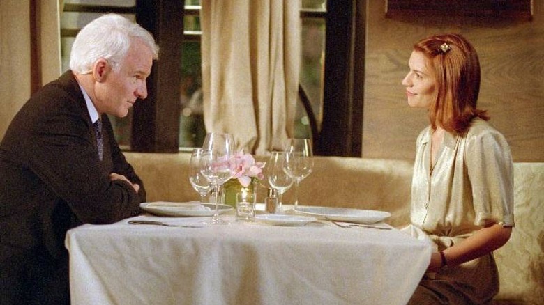 Steve Martin talking to Claire Danes