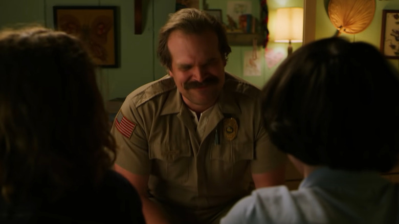 David Harbour laughing