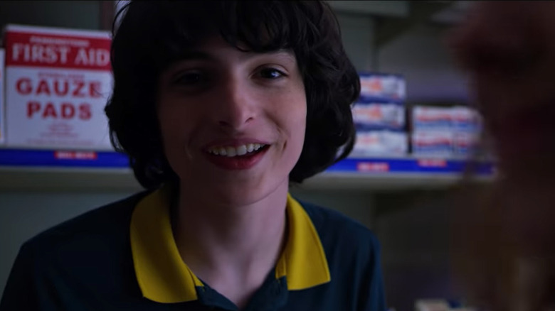 Finn Wolfhard smiling