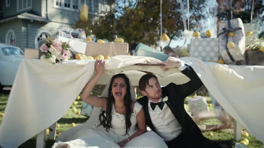 Bride and groom Bud Light commercial