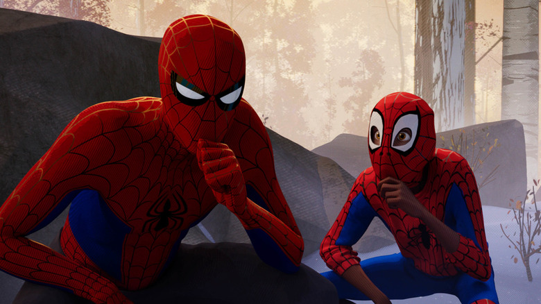 spider-men thinking