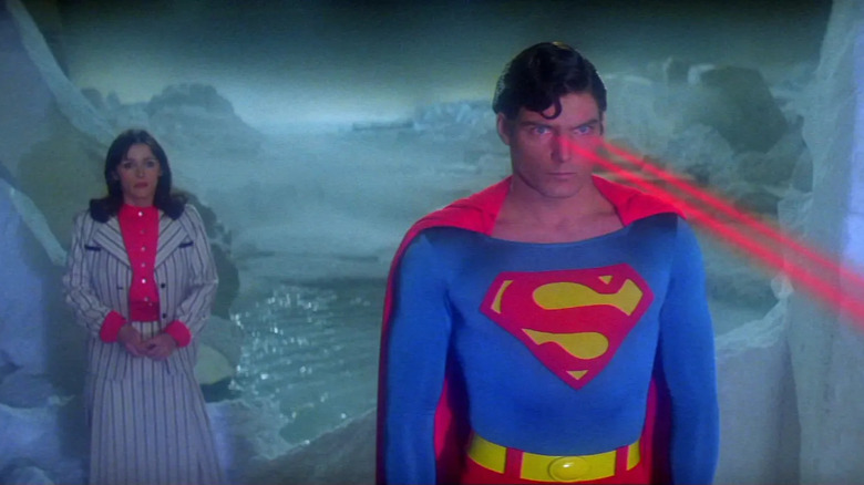 Superman uses X-ray vision