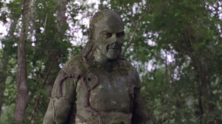 Swamp Thing smiling