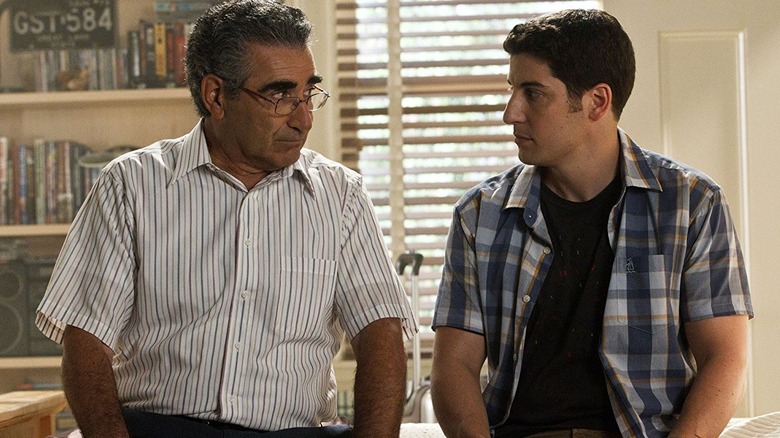 Eugene Levy and Jason Biggs in American Pie