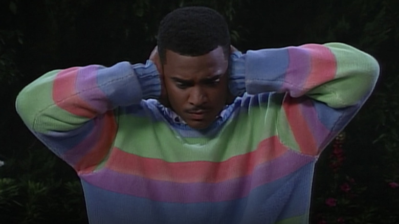 Carlton Banks hands on head