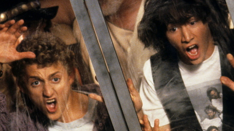 Bill and Ted screaming