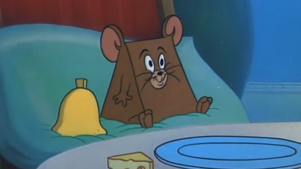 Wedge-shaped Jerry smiling