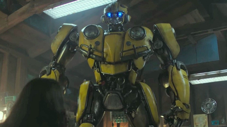 Bumblebee standing up