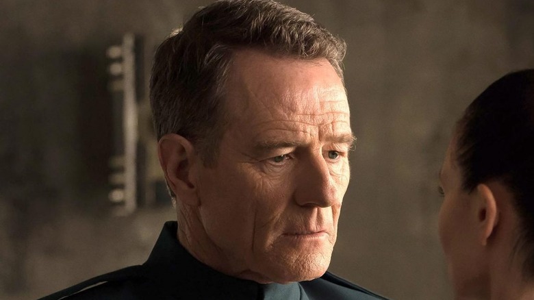 Bryan Cranston listens carefully