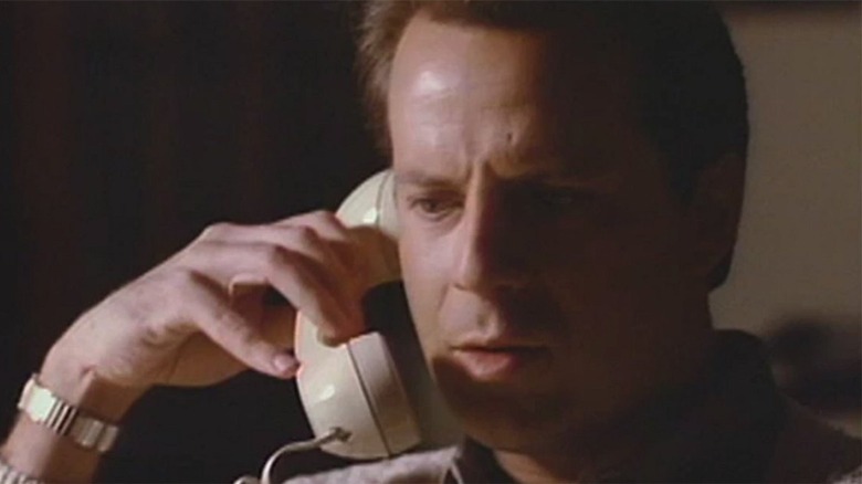 Bruce Willis on phone