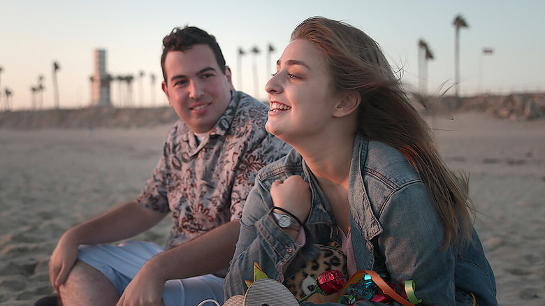 David and Abbey smiling