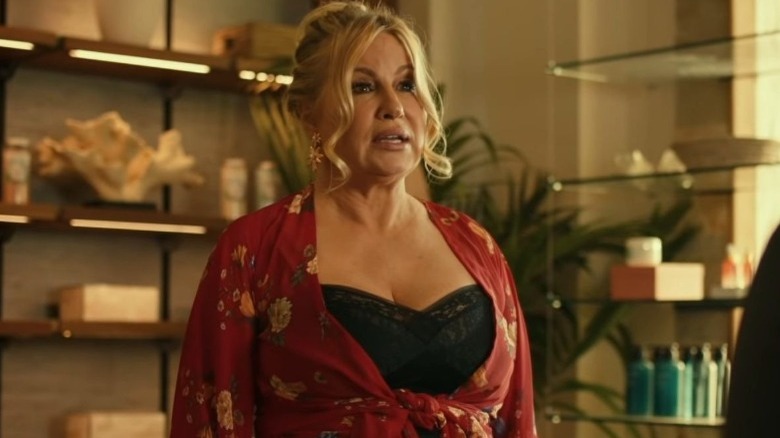 The White Lotus Jennifer Coolidge intense stare