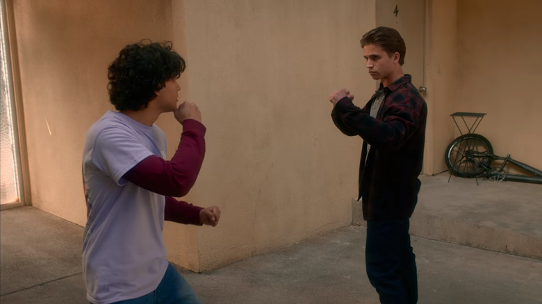 Robby and Miguel fighting