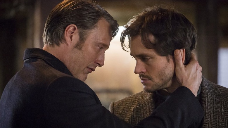 Hannibal and Will embrace